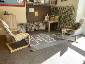 hedgehog room, nursery rhymes day nursery, chesterfield, derbyshire